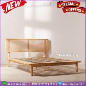 Dipan kayu jati terbaik kombinasi rotan alami Indonesian Furniture Furniture Jepara