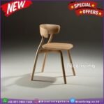 Kursi cafe sandaran lengkung kayu jati kursi cafe unik Furniture Jepara