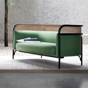 Sofa minimalis kayu  Plus jati mix rotan terbaru sofa tamu modern busa tebal Furniture Jepara - Gambar 2