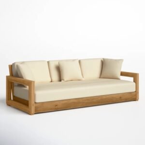 Sofa bed minimalis  Plus 3 seater terbaru sofa tamu Kursi Sofa Jati Furniture Jepara - Gambar 4