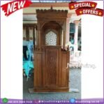 Niceliving. Mimbar masjid terbaru mimbar kayu jati Furniture Jepara