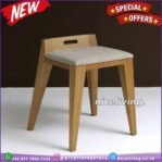 Kursi stool dudukan busa  / Kursi cafe dingklik kayu jati murah Furniture Jepara