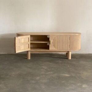 Buffet salur minimalis  Plus  cabinet tv minimalis jati Furniture Jepara - Gambar 2