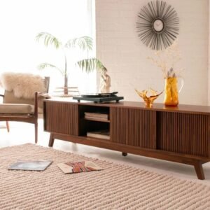 BUFFET MINIMALIS JARI  Plus JARI MODERN  - 160cm Indonesian  Furniture - 180cm Furniture Jepara - Gambar 4