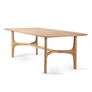 DINING TABLE TEAKWOOD  Plus Furniture Jepara - 200cm x 80cm Furniture Jepara - Gambar 3