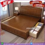 Dipan laci kayu jati  tempat tidur minimalis Kayu Jati  – 120 x 200 Furniture Jepara