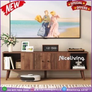 BUFFET RETRO TV  Plus  BUFFET JATI PERHUTANI Furniture Jepara - 140cm Furniture Jepara - Gambar 2