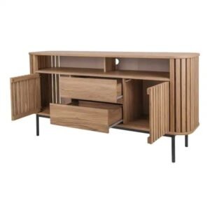 SIDEBOARD CREDENZA RETRO  Plus MINIMALIS JATI PERHUTANI Furniture Jepara Furniture Jepara - Gambar 4
