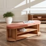 BANGKU BENCH PRESS KAYU JATI PREMIUM  TEMPAT Furniture Jepara – Merah Muda Furniture Jepara