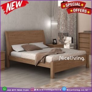 Dipan  tempat tidur   Plus ranjang minimalis kayu jati terbaru harga murah - 100cm x 200cm Furniture Jepara - Gambar 2