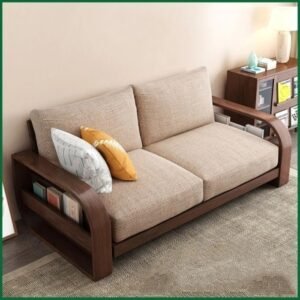 Sofa tamu dudukan  Plus busa modern terlaris kursi tamu minimalis kayu jati - 31 Tanpa Meja Furniture Jepara - Gambar 4