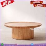 Meja Tamu Jati Model Bundar Coffee Table Round Furniture Jepara Furniture Jepara