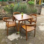 Meja Kursi Cafe Set Meja Makan Kayu Jati Murah Terbaik Meja Kursi Cafe Furniture Jepara