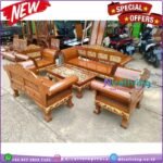 Kursi tamu madura kayu jati sofa tamu full ukiran kombinasi warna Furniture Jepara