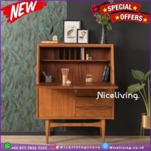 Bufet minimalis kayu jati rak buku retro terbaru Indonesian Furniture Furniture Jepara