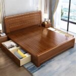 Dipan laci minimalis  tempat tidur kayu jati Divan Ranjang Jati Dipan – Ukuran 160×200 Furniture Jepara