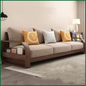 Sofa tamu dudukan  Plus busa modern terlaris kursi tamu minimalis kayu jati - 31 Tanpa Meja Furniture Jepara - Gambar 3