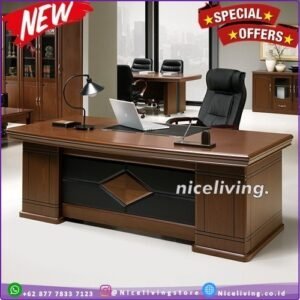 Meja kantor kayu jati meja kerja terbaik meja direktur kayu jati Furniture Jepara
