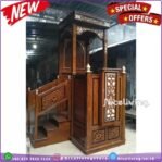 Mimbar masjid tingkat terbaru mimbar kayu jati tpk Indonesian Furnitur Furniture Jepara