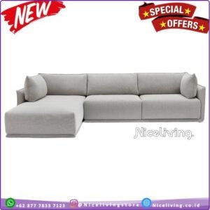 sofa l minimalis sofa  bantalan sofa tamu Furniture Jepara Furniture Jepara