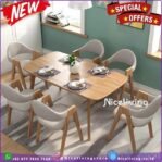 Set meja makan modern terbaru meja makan Kursi Cafe Jati Set Meja Cafe Furniture Jepara