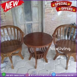 Kursi Teras Kayu  Plus Jati Ter Dan  Kursi Teras Minimalis Kayu Jati  - 2 K & Meja Furniture Jepara - Gambar 2
