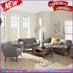 Set sofa retro terbaik kursi sofa santai tambah meja multifungsi Indon Furniture Jepara