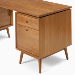 MEJA KANTOR CREDENZA  Plus KAYU JATI  BUFFET MEJA Indonesian Furniture Furniture Jepara - Gambar 4