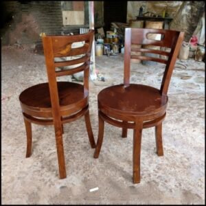 Kursi cafe minimalis  Plus Kursi makan Kayu jati Kursi resto terbaru - Non Finishing Furniture Jepara - Gambar 3