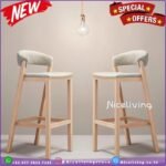 Kursi Bar Terbaru Dudukan Busa Sandaran Busa Kayu Jati Solid Furniture Jepara