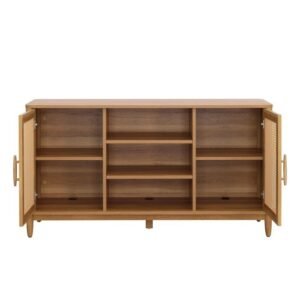 RAK PENYINPAMAN SERBAGUNA  Plus  BUFFET KOMBINASI ROTAN Furniture Jepara Furniture Jepara - Gambar 3