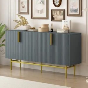 BUFFET SALUR STAINLESS  Plus  RAK PENYIMPANAN  Furniture Jepara - 160cm Furniture Jepara - Gambar 3