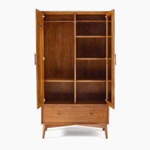 ALMARI PAKAIAN MODERN  Plus KAYU JATI  LEMARI BAJU Furniture Jepara - Gambar 4