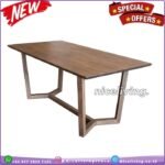 Meja cafe kayu jati terbaru meja makan minimalis kayu jati – 120cm x 80cm Furniture Jepara