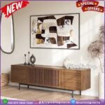 BUFFET TV JATI  BUFFET RETRO MINIMALIS Indonesian Furniture Furniture Jepara