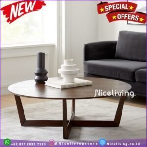 Custom table diameter 90cm Furniture Jepara