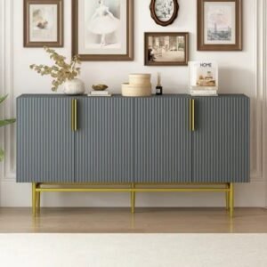 BUFFET SALUR STAINLESS  RAK PENYIMPANAN  Furniture Jepara – 160cm Furniture Jepara