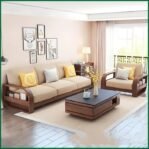 Sofa tamu dudukan busa modern terlaris kursi tamu minimalis kayu jati – 31 Tanpa Meja Furniture Jepara