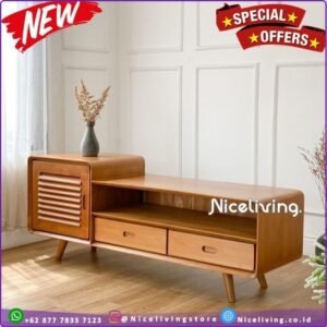 Niceliving. buffet tv minimalis  cabinet tv  cabinet jati Furniture Jepara