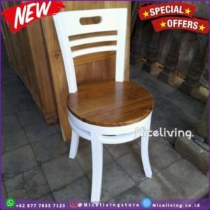 Kursi cafe minimalis  Plus Kursi makan Kayu jati Kursi resto terbaru - Non Finishing Furniture Jepara - Gambar 2