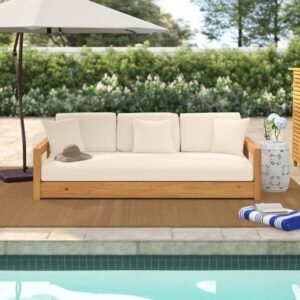 Sofa bed minimalis  Plus 3 seater terbaru sofa tamu Kursi Sofa Jati Furniture Jepara - Gambar 2