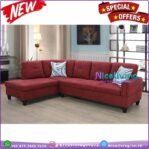 Sofa L minimalis modern sofa tamu kayu jati full busa Furniture Jepara