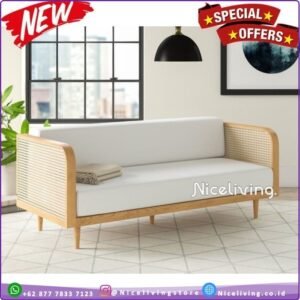 Bangku  kombinasi rotan sofa kayu jati Sofa Jati Kursi Sofa Tamu Furniture Jepara