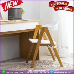 Kursi cafe model A kayu jati kombinasi duco putih kursi Kayu jati Furniture Jepara