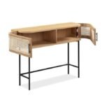 meja nakas aesthetic minimalis kayu Furniture Jepara