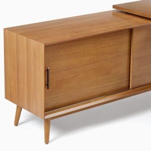 MEJA KANTOR CREDENZA  Plus KAYU JATI  BUFFET MEJA Indonesian Furniture Furniture Jepara - Gambar 5