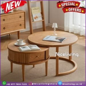 COFFEE TABLE MINIMALIS INDUSTRIAL MEJA Furniture Jepara