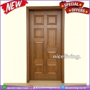 Pintu rumah minimalis kayu jati modern pintu kamar kayu jati Solid Furniture Jepara