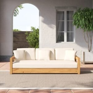 Sofa bed minimalis  Plus 3 seater terbaru sofa tamu Kursi Sofa Jati Furniture Jepara - Gambar 3