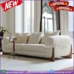 Sofa minimalis terbaru kaki kayu jati sofa tamu modern Sofa Tamu jati Furniture Jepara